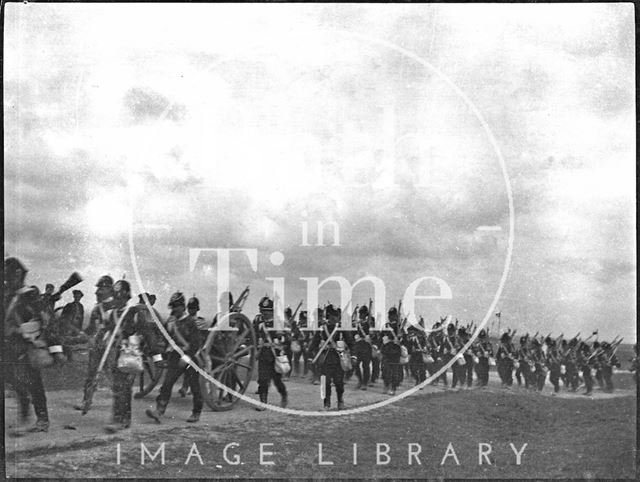 Military camp on Salisbury Plain, Wiltshire c.1900