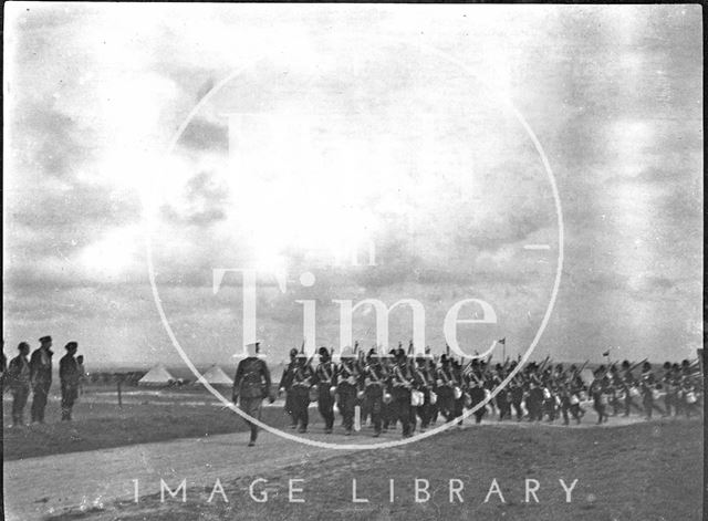 Military camp on Salisbury Plain, Wiltshire c.1900