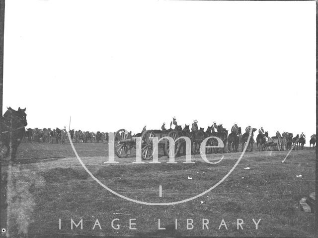 Military camp on Salisbury Plain, Wiltshire c.1900