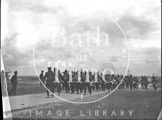 Military camp on Salisbury Plain, Wiltshire c.1900