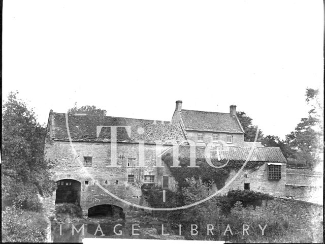 Lovington Mill on the River Brue near Alford, Somerset c.1900