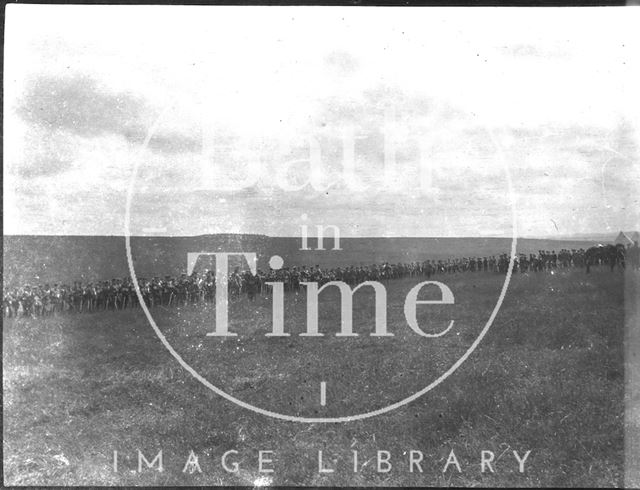 Military camp on Salisbury Plain, Wiltshire c.1900