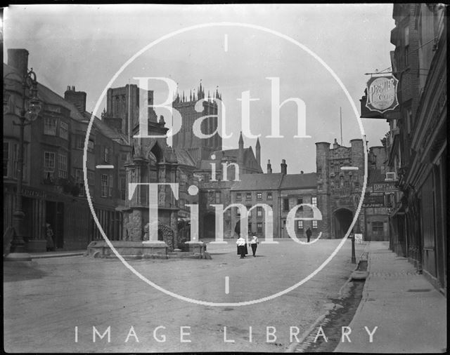 Market Place, Wells, Somerset c.1900