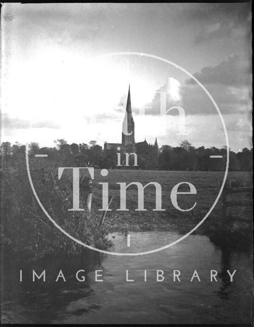 Salisbury Cathedral, Wiltshire c.1900