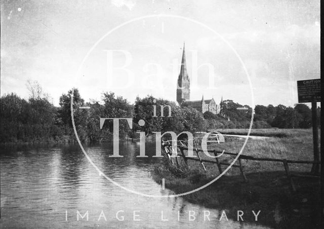 Salisbury Cathedral, Wiltshire c.1900