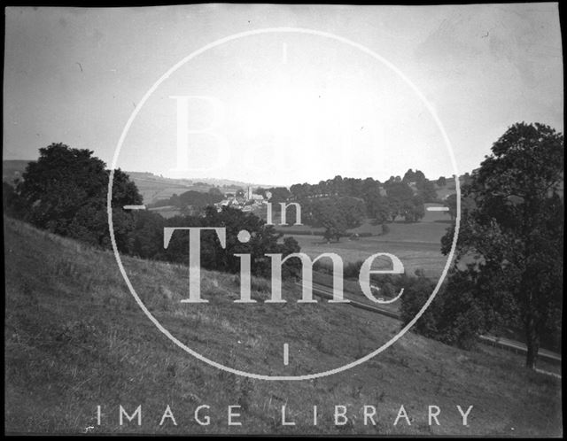 View to Bathford from Warminster Road, Bathampton c.1900