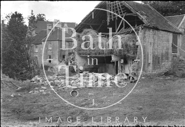 Flood damage, Lambridge Mill, Bath 1932