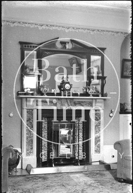 Fireplace in an unidentified sitting room c.1932?