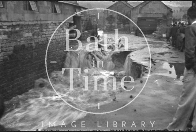 Floods in Larkhall, Bath 1932