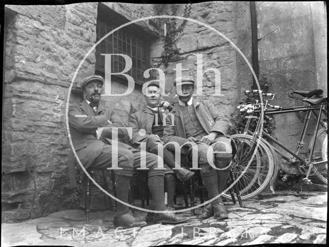 Cyclists rest c.1900