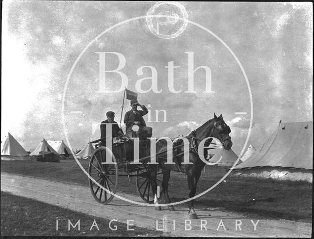 Military camp, probably on Salisbury Plain, Wiltshire c.1900