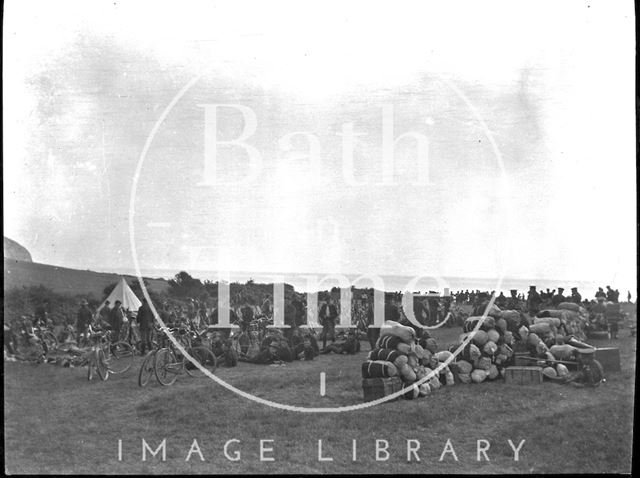 Military camp near Swanage, Dorset c.1910