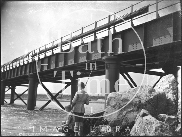 Weymouth-Portland railway bridge, Dorset c.1920