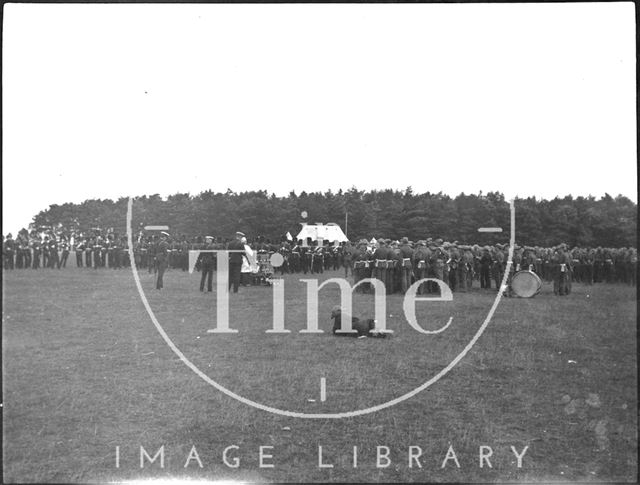 An unidentified military camp c.1900