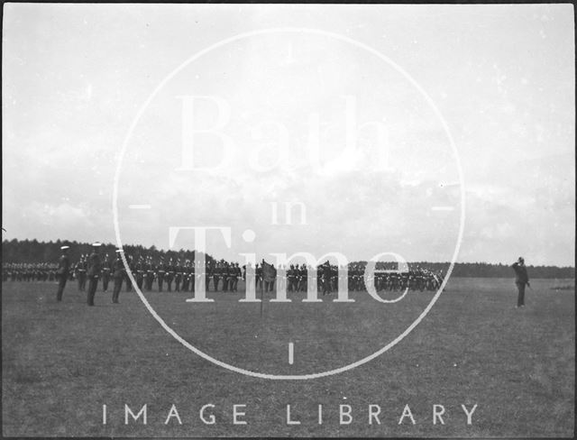 Parade at an unidentified military camp c.1900