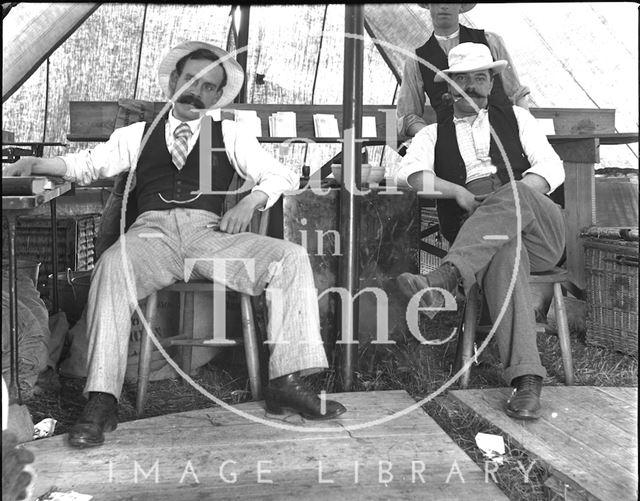 Telegraph Office at an unidentified military camp c.1900