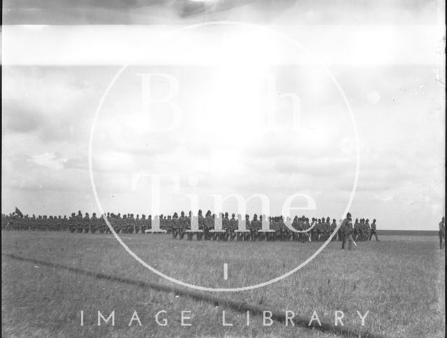 Parade at an unidentified military camp c.1900