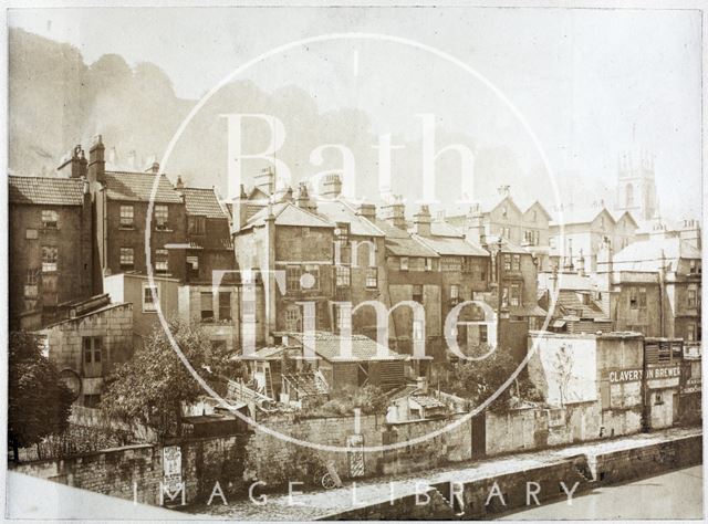 Rear of Claverton Street, Bath c.1890