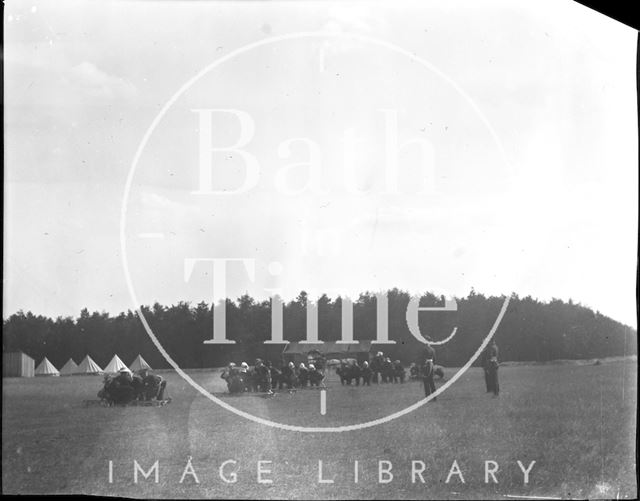 Exercise at an unidentified military camp c.1900