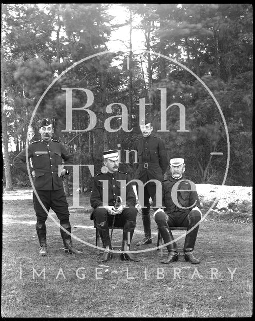 Senior Officers at an unidentified military camp c.1900