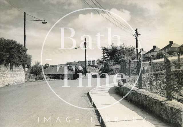 The old Fosse Way at Clandown, Somerset c.1950