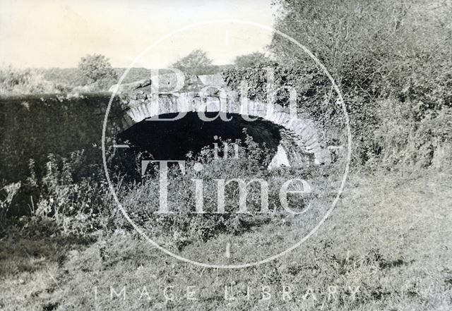 Line of the Dorset and Somerset Canal and bridge, Edford, Somerset c.1950