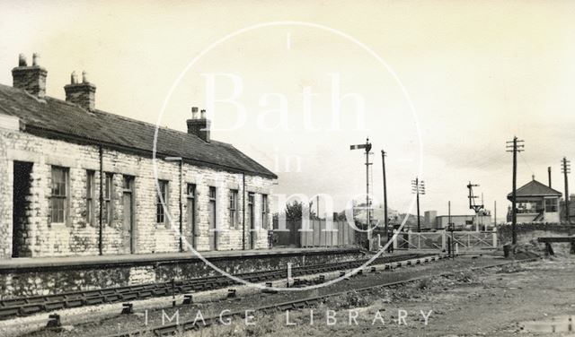 Priory Road Station at Wells, Somerset c.1950