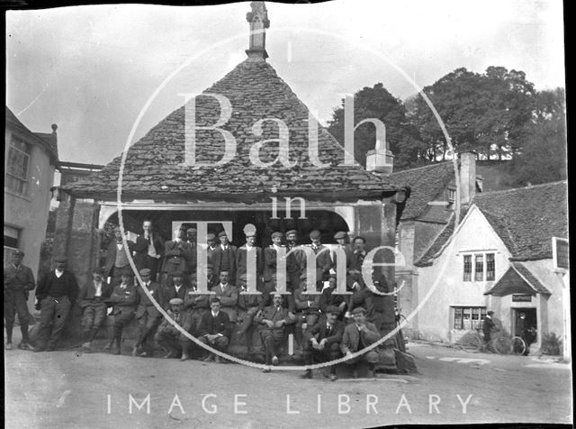 The Market Cross, Castle Combe, Wiltshire c.1900