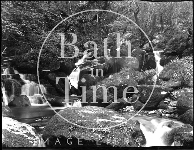 Probably the West Lyn River, Lynmouth, Devon c.1900