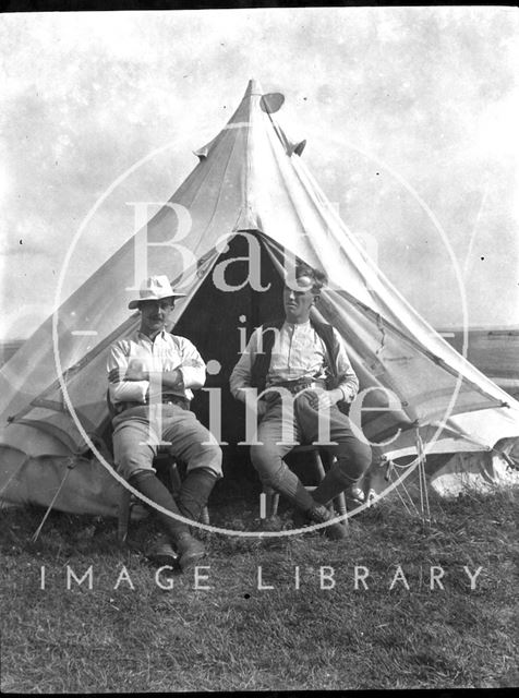 Post Office staff at an unidentified military camp c.1900