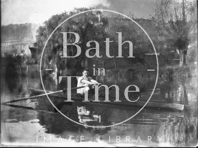 Rowing on the Avon, Bathwick, Bath c.1900