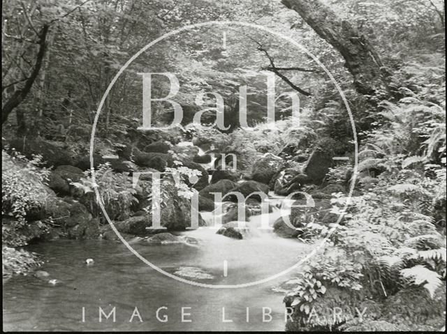 Probably the West Lyn River, Lynmouth, Devon c.1900