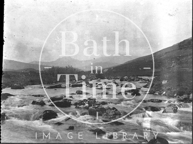 View from Capel Curig towards Snowdon, Caernarvonshire, Wales c.1900