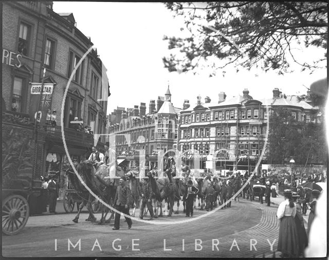 Procession, Old Christchurch Road, Bournemouth c.1900