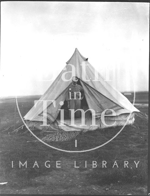 Post Office tent at an unidentified military camp c.1900