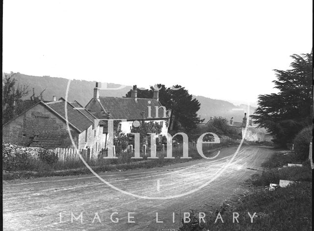 The old Brassknocker Inn, Brassknocker Hill, Monkton Combe c.1900