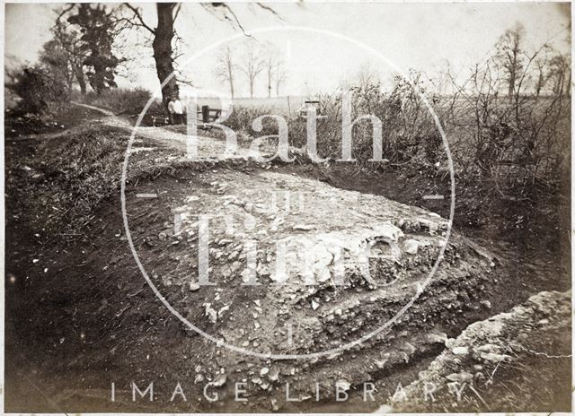 Roman road, Radstock, Somerset c.1890