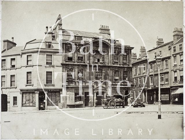 1 & 2, New Street, 14 & 15, Kingsmead Square and 38 & 39, Kingsmead Street, Bath c.1876