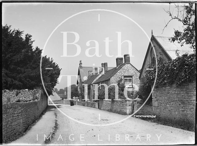 Village lane in Chewton Mendip, Somerset c.1930