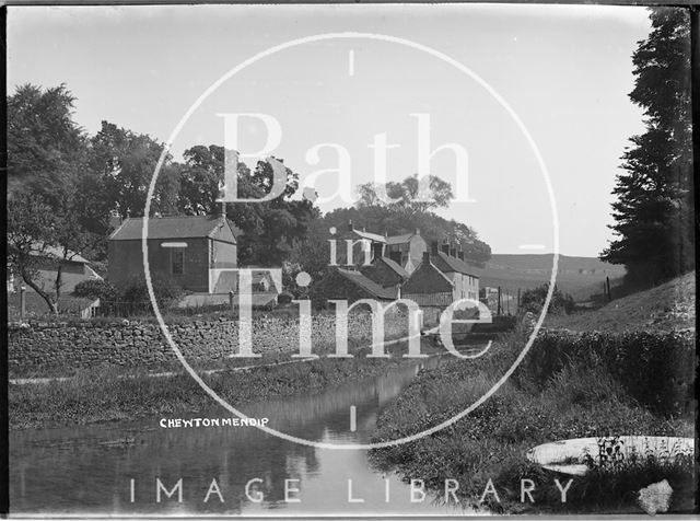 River scene, Chewton Mendip, Somerset c.1930