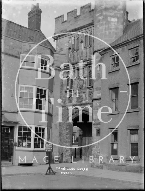 The Penniless Porch, Wells, Somerset c.1930