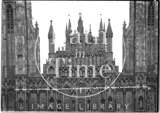 West front Wells Cathedral, Somerset c.1930