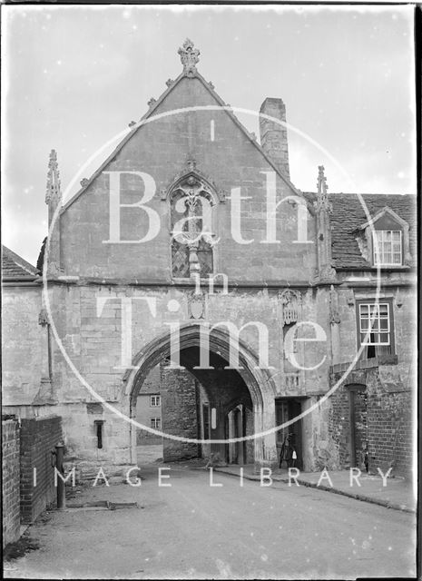 Kingswood Abbey Gate, Kingswood near Wotton-Under-Edge, Gloucestershire c.1930