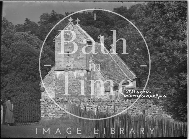 St. Michael's Church, Duntisbourne Rouse, Gloucestershire c.1930