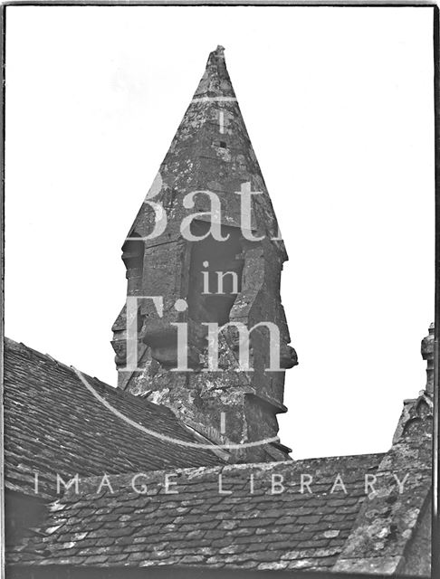 Turret of St. Mary the Virgin, Boxwell Church, Gloucestershire c.1930