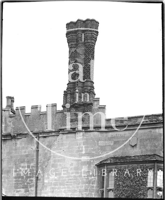 Chimney, Thornbury Castle, Gloucestershire c.1930