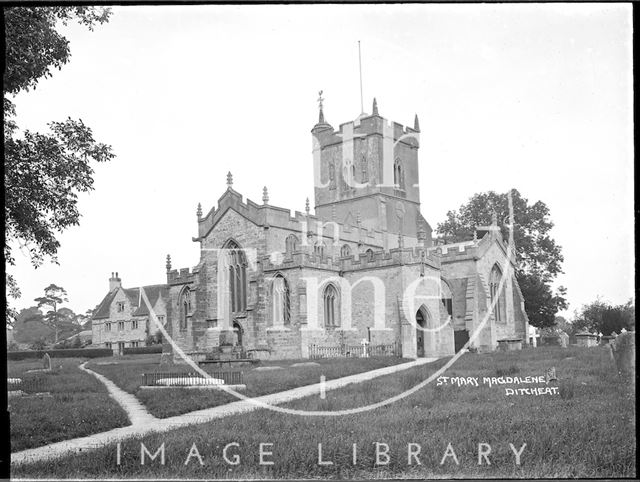 St. Mary Magdalene Church, Ditcheat near Shepton Mallet, Somerset c.1936