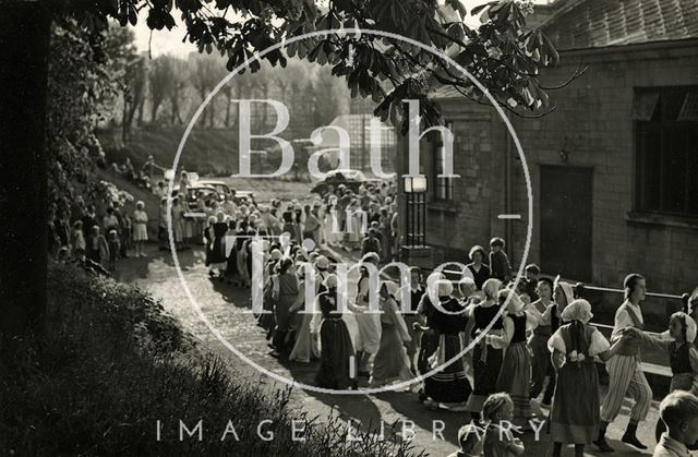 Floral Dance, outside the Pavilion, Bath 1951