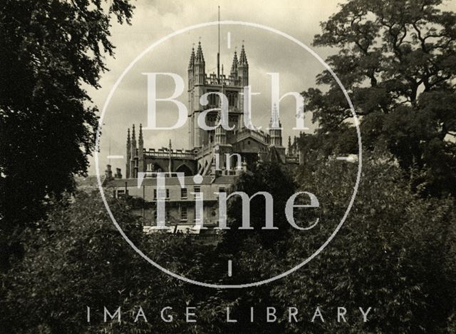 View of Bath Abbey 1950s