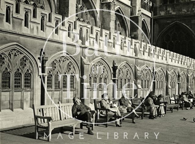 Kingston Parade, Bath Abbey 1950s